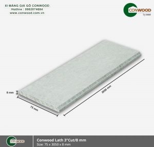 Conwood Lath 3″ Cut/8 mm